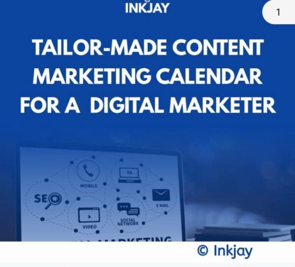 Tailor Made Content Marketing Calendar for a Digital  Marketer