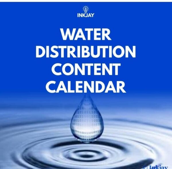 Water Distribution Content Calendar