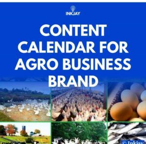 Tailor Made Content Marketing Calendar for Agro Business Brand
