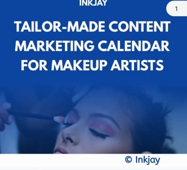 Tailor Made Content Marketing Calendar for Makeup Artists
