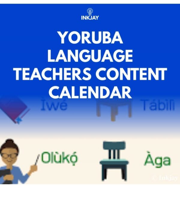 Yoruba Language Teachers Content Calendar